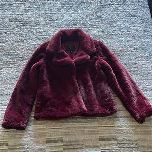 Faux fur jacket